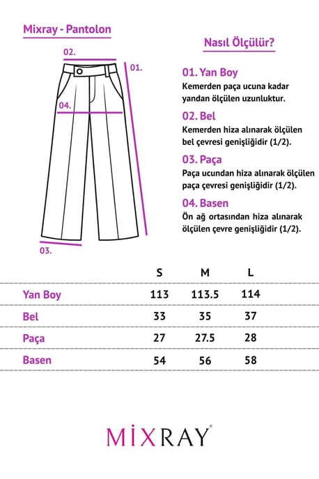 Middenhoog Taille Rechte Pijpen Katoenen Broek met Striksluiting - Image 4