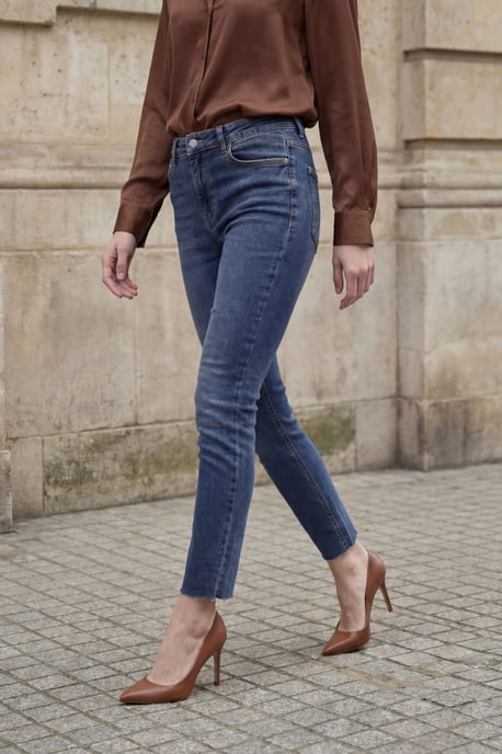 Hoge taille skinny jeansbroek - Image 2