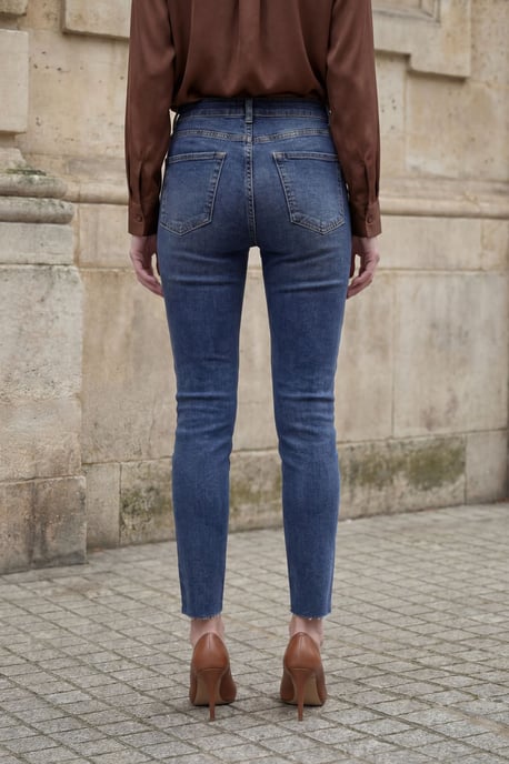 Hoge taille skinny jeansbroek - Image 3