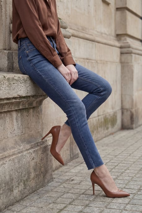Hoge taille skinny jeansbroek - Image 4