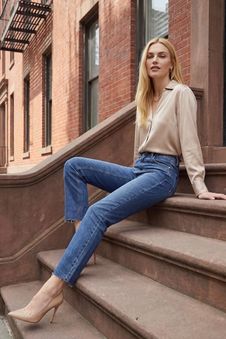 Hoge Taille Skinny Jeans Pants - Image 4