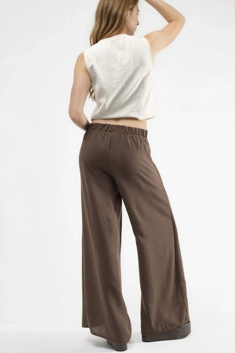 Tapered Taillebroek met Rijgdetail van Crêpe - Image 4