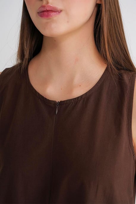 Maxi-jurk met Kraag en Ruffle-details - Image 5