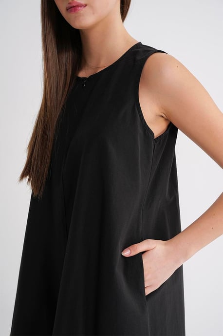 Maxi-jurk met Kraag en Rimpeldetails - Image 5