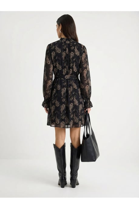 Gestrikte Paisley Print Coljurk - Image 5