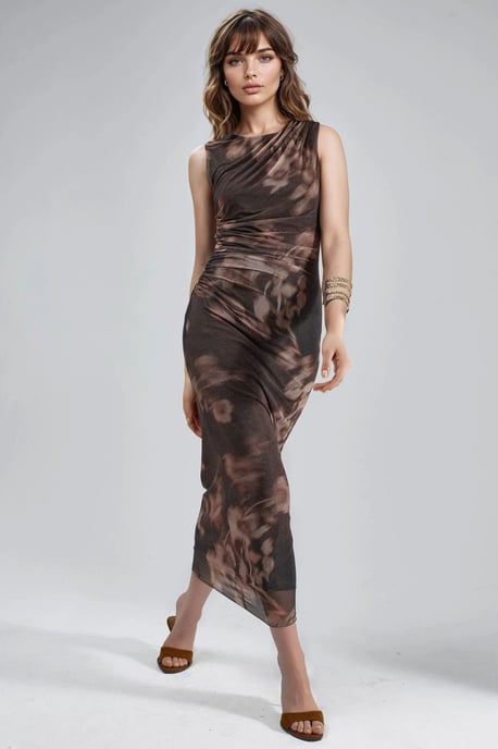 Patroon Midi-jurk - Image 1