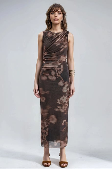 Patroon Midi-jurk - Image 6