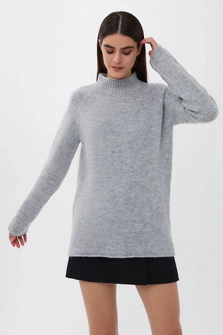 Oversized Hoge Hals Trui - Image 3