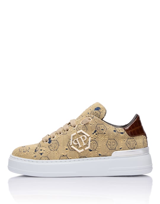 Low-Top Sneakers Jacquard Monogram - Image 4
