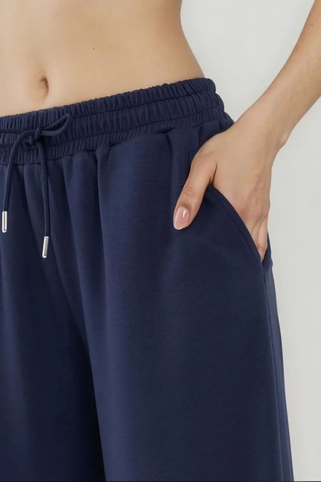 Zachte Modal Touch Wijde Pijpen Sweatpants - Image 3