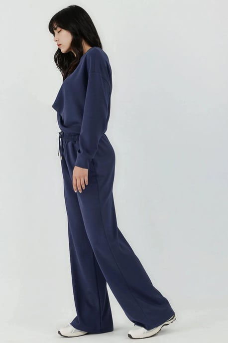 Zachte Modal Touch Wijde Pijpen Sweatpants - Image 4