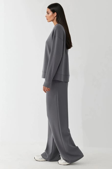 Zachte Modal Touch Wijde Leg Joggingbroek - Image 2