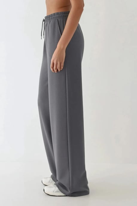 Zachte Modal Touch Wijde Leg Joggingbroek - Image 5