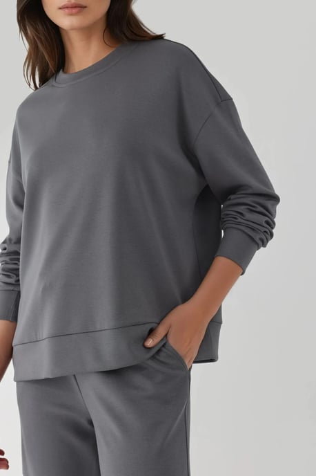 Zachte Modal Touch Wijde Leg Joggingbroek - Image 6