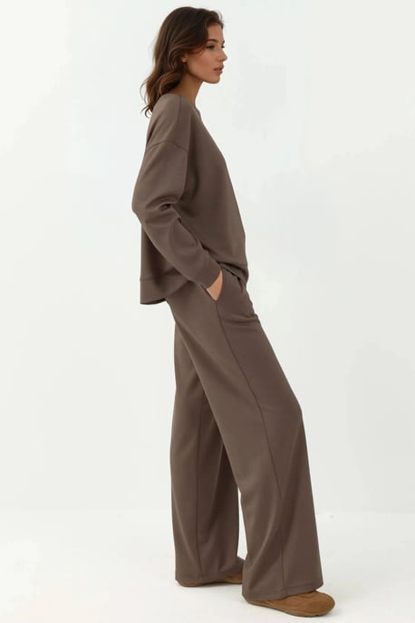 Zachte Modal Touch Wide Leg Sweatpants - Image 2