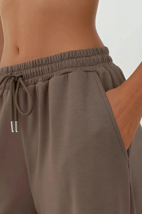 Zachte Modal Touch Wide Leg Sweatpants - Image 4
