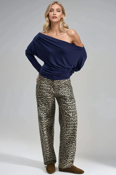 Bootkraag Drape Blouse - Image 3