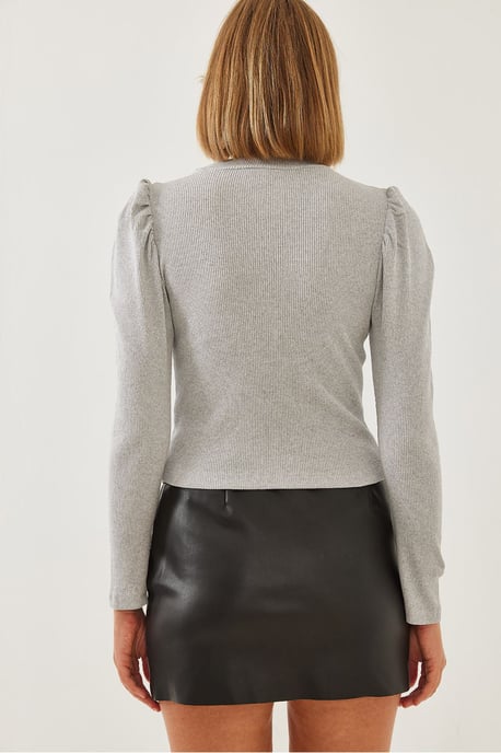 Draperige Basis Top met Detail - Image 3