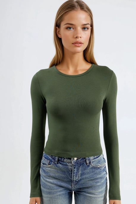 Lange Mouwen Crew Neck Blouse - Image 6