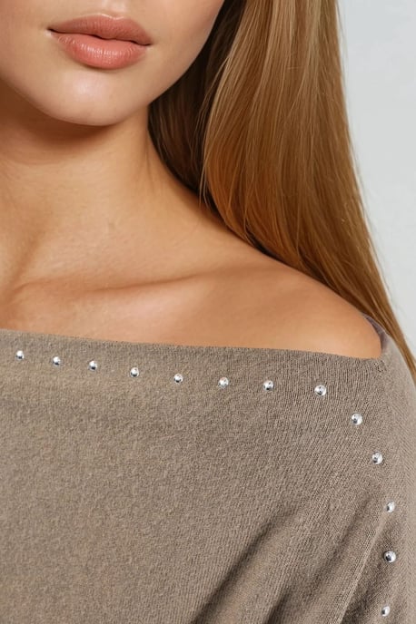 Boothals Blouse met Steenhanger - Image 5