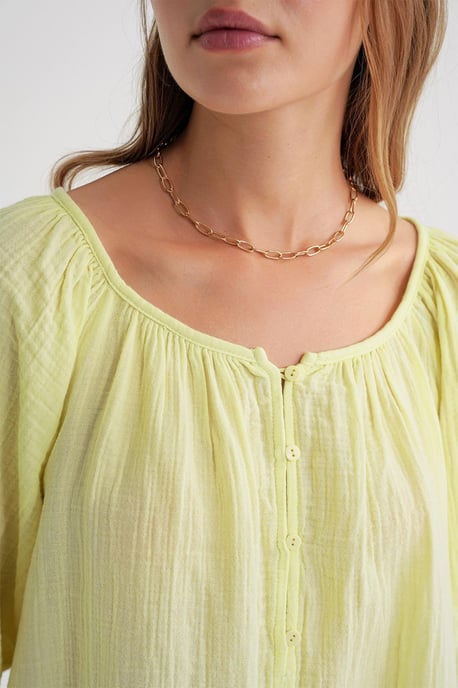 Geknoopte Muslin Blouse - Image 6