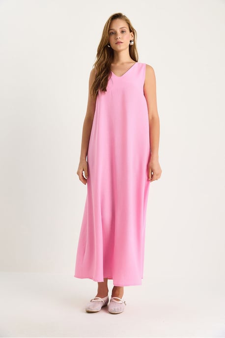 V-hals Maxi Jurk - Image 2
