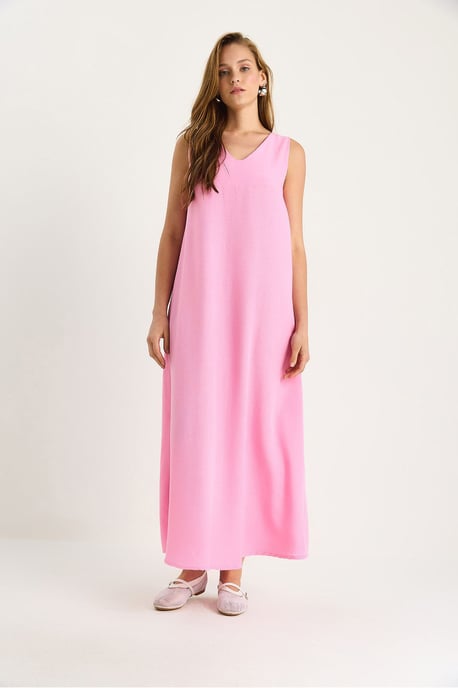 V-hals Maxi Jurk - Image 4
