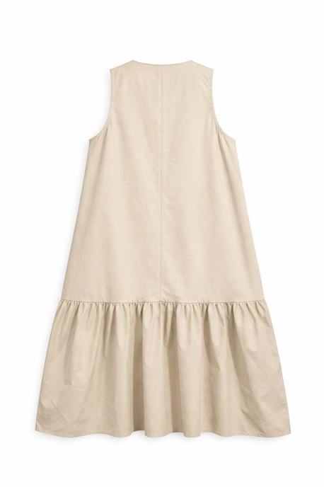 Maxi-jurk met Kraag en Rimpeldetails - Image 3