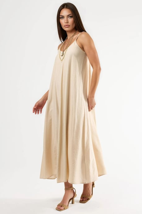 V-hals Midi Slipdress - Image 5