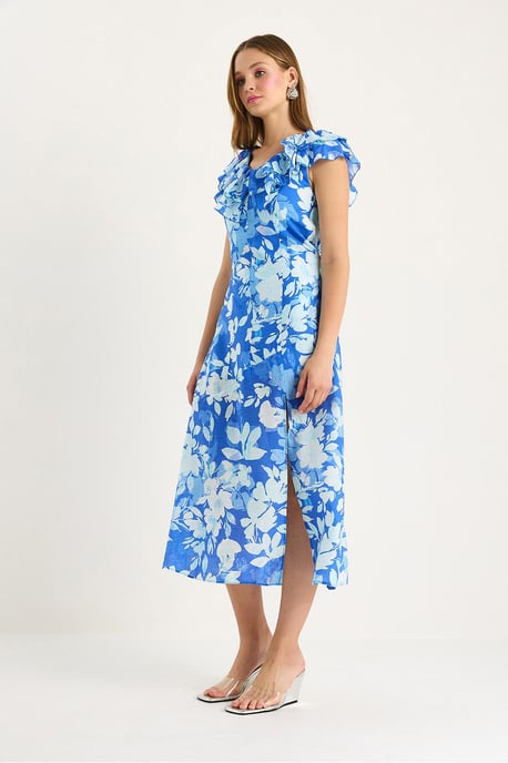 Midi-jurk met Ruffle Detail - Image 3