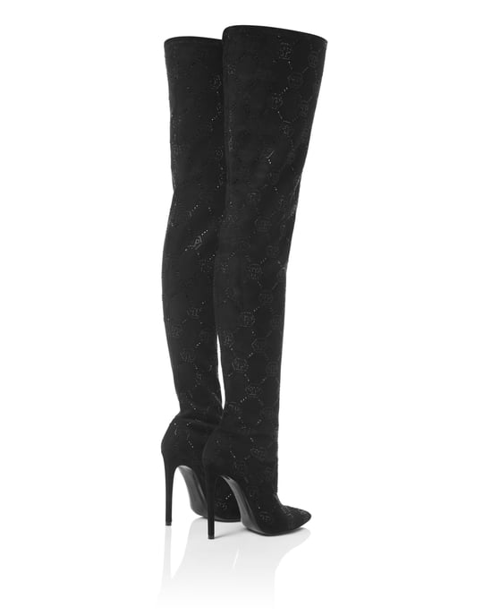 Laarzen Hakken Overknees Monogram - Image 4