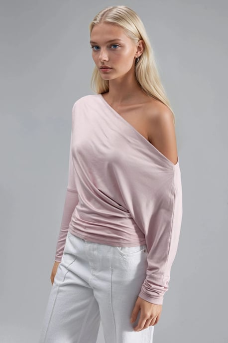 Boothals Drapé Blouse - Image 2