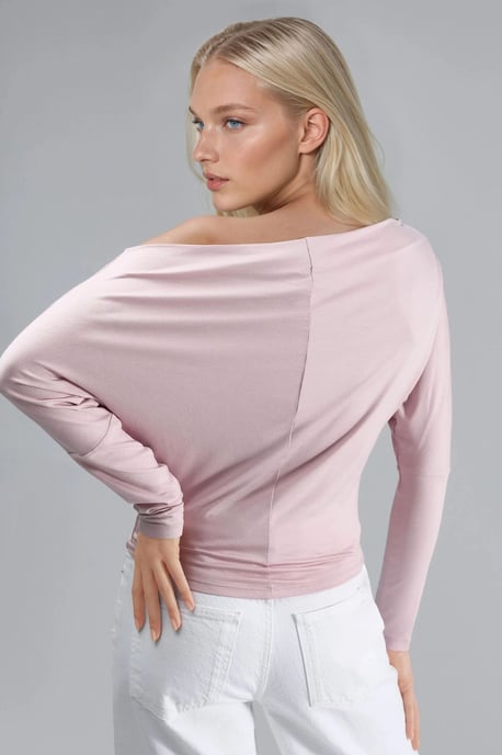 Boothals Drapé Blouse - Image 3