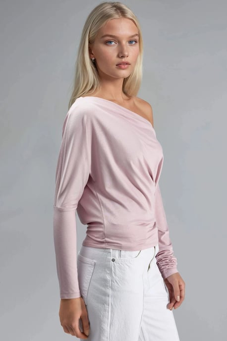 Boothals Drapé Blouse - Image 4