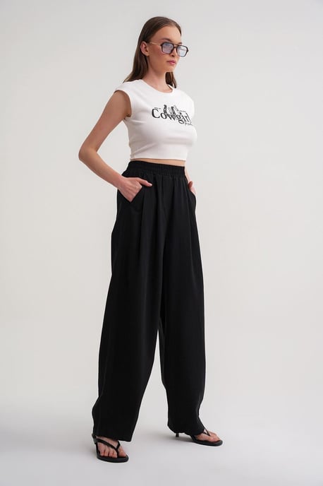 Rechtaf Fit Linnen Broek - Image 2