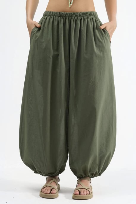 Elastische Taille Ballon Broek - Image 1