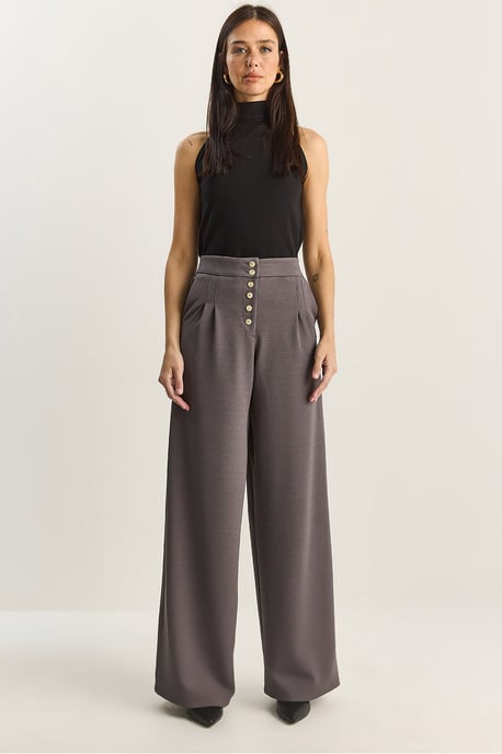 Hoge Taille Wijde Pantalon Palazzo - Image 1