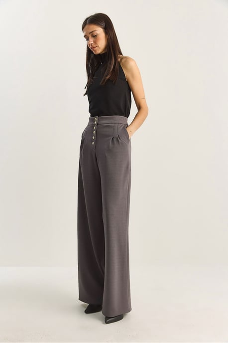 Hoge Taille Wijde Pantalon Palazzo - Image 3