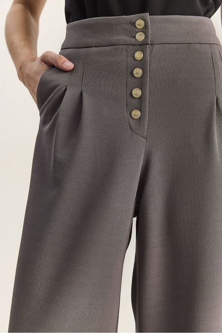Hoge Taille Wijde Pantalon Palazzo - Image 5