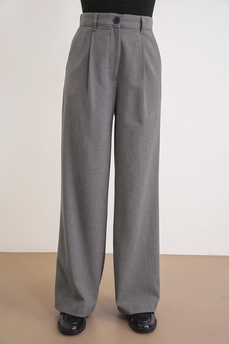 Hoge Taille Palazzo Broek met Zakken - Image 4