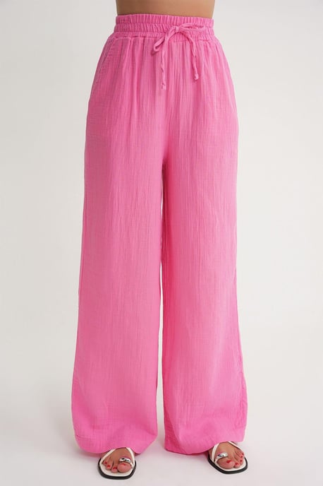 Hoge Taille Geweven Mousseline Stof Broek - Image 5
