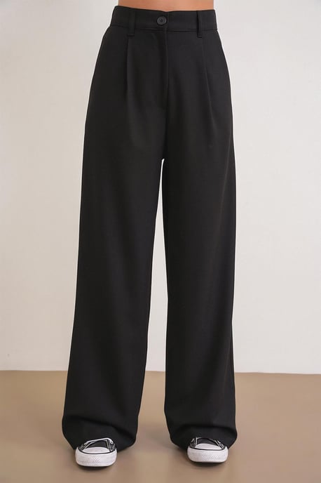 Hoge Taille Palazzo Broek met Zakken - Image 3