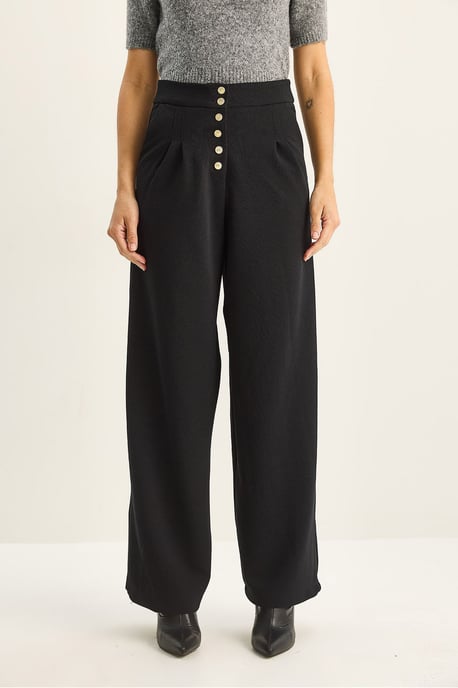 Hoge Taille Brede Pantalon Palazzo - Image 2