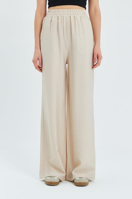 Zachte Aanraking Hoge Taille Wijde Pantalon - Image 3