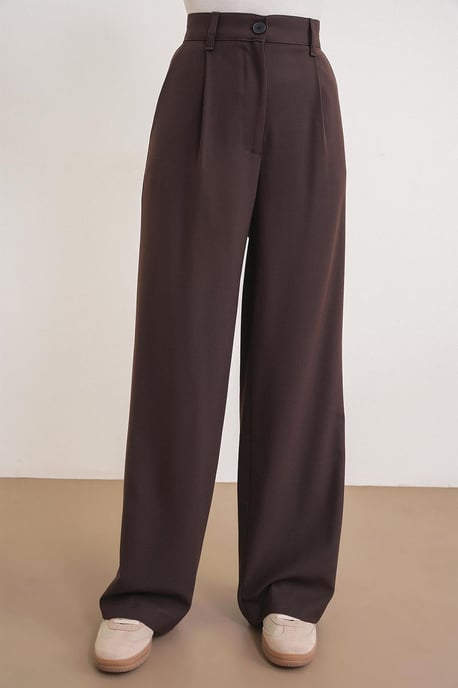 Hoge Taille Palazzo Broek met Zakken - Image 5