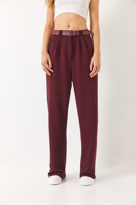 Gesp Breit Leg Tricot Broek - Image 5