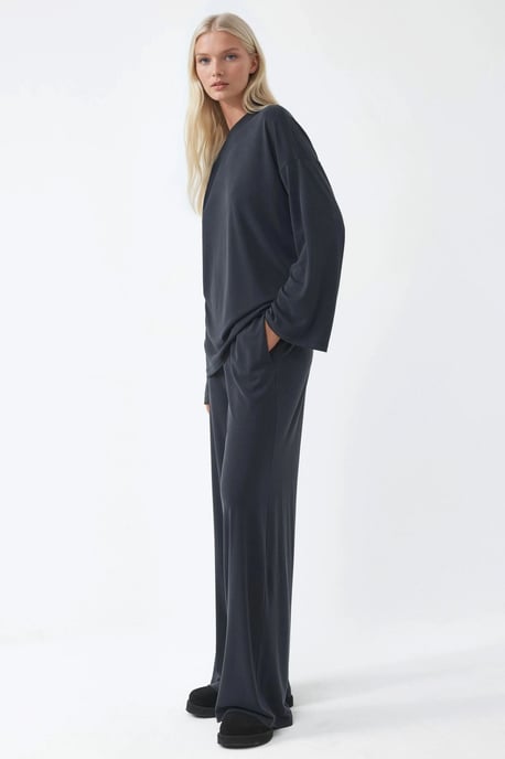 Rechttrekkende Broek met Elastische Taille - Image 2