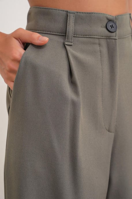 Hoge Taille Palazzo Broek met Zakken - Image 4
