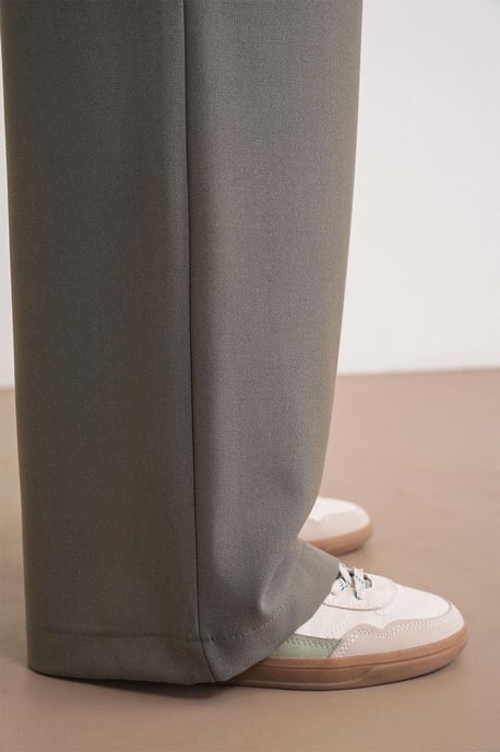 Hoge Taille Palazzo Broek met Zakken - Image 5
