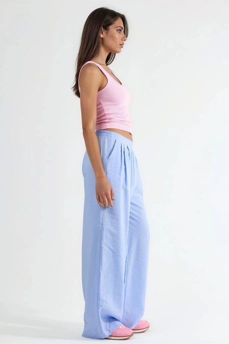Brede Taille Pantalons met Plissé - Image 2